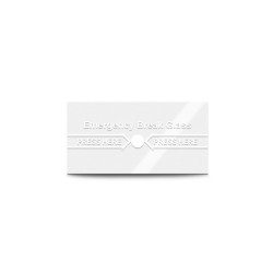 VIDRIO DE REPOSICIÓN PARA BOTÓN DE EMERGENCIA 809BD (REFACCIÓN)