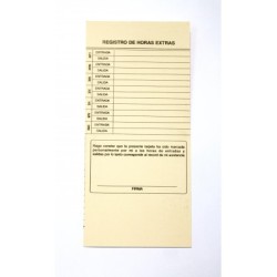 Tarjeta checadora semanal T-7