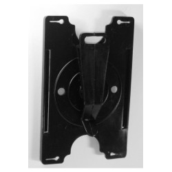 Portagafete semi rígido convertible negro