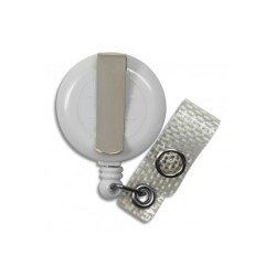 Portagafete Retractil Blanco (Yoyo)