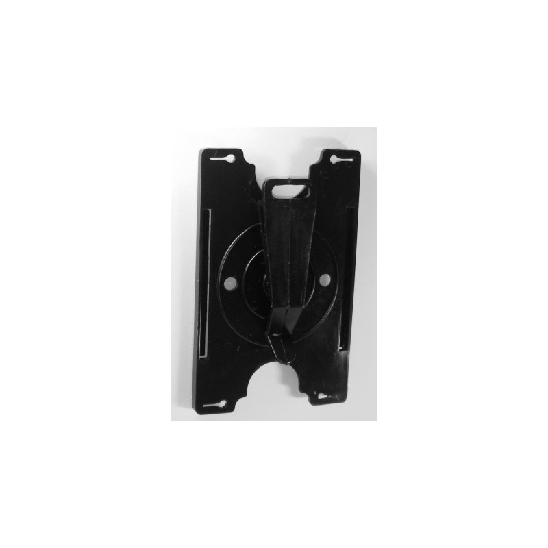 Portagafete semi rígido convertible negro